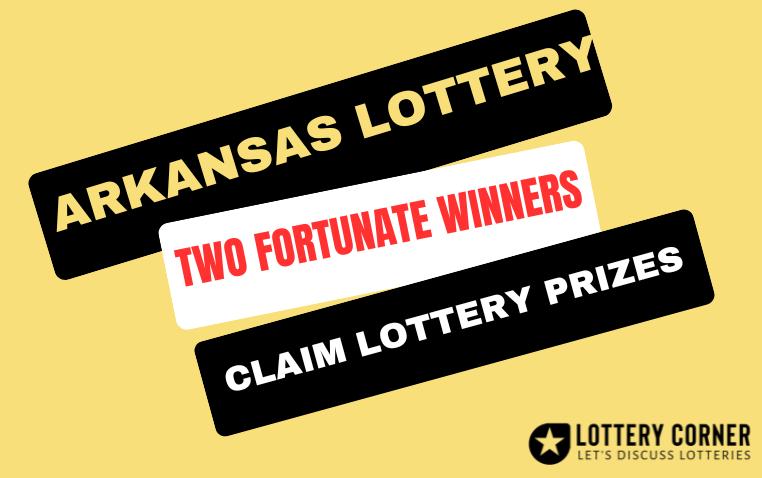 Two lucky Arkansans collected their lotto winnings!